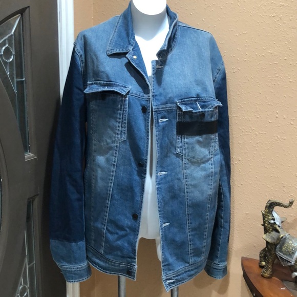 ASICS Onisutka Tiger mens blue denim jacket xxxl